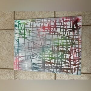 Spray Painted Canvas